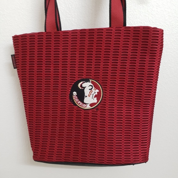 FL State Game Day Garnet Bag with Logo 15x13 - Picture 1 of 6